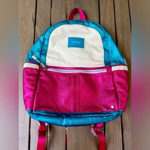 State Kane Kids Backback Turquoise Hot Pink Metallic Ages 4-8 Sold Out Color